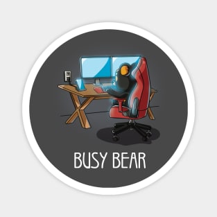 Busy Bear Magnet